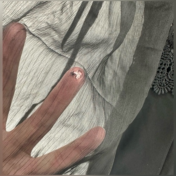 bebe Black Sheer Lace Jumpsuit - Picture 6 of 10